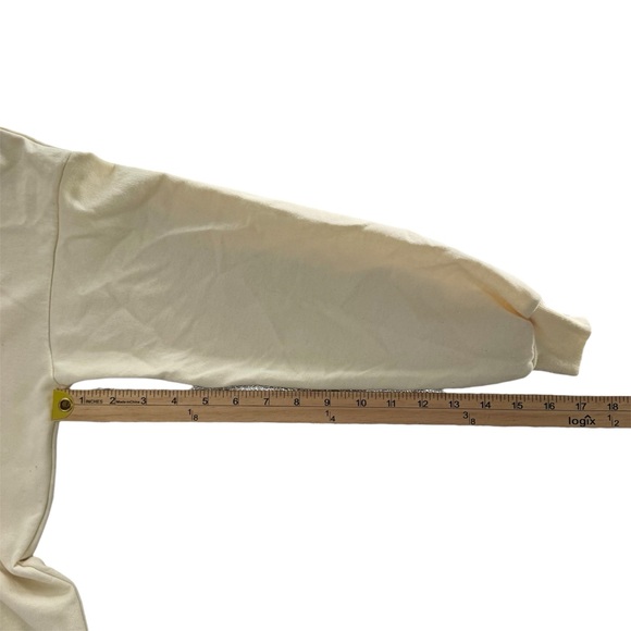 Vintage Zoodles 1996 Cream Bow Button Red Hair Girly Graphic Sweater Size 10-12 - Picture 11 of 11